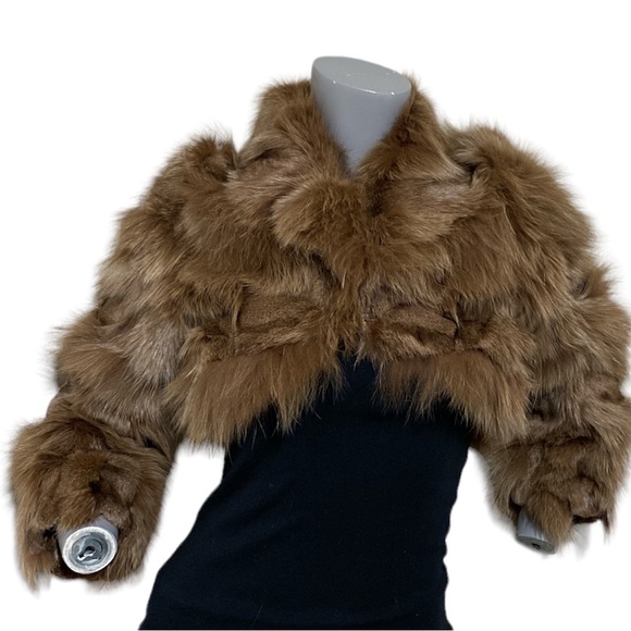 Real fur short coat - Picture 2 of 4